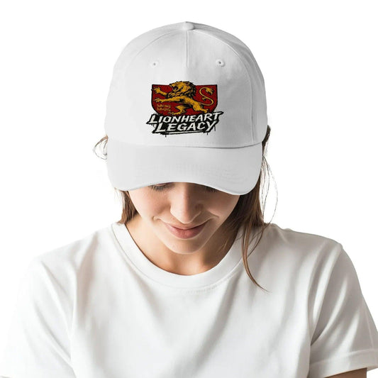Celtic Lion Baseball Cap - Lionheart Legacy Curved One Size - Celtic Wolfwear