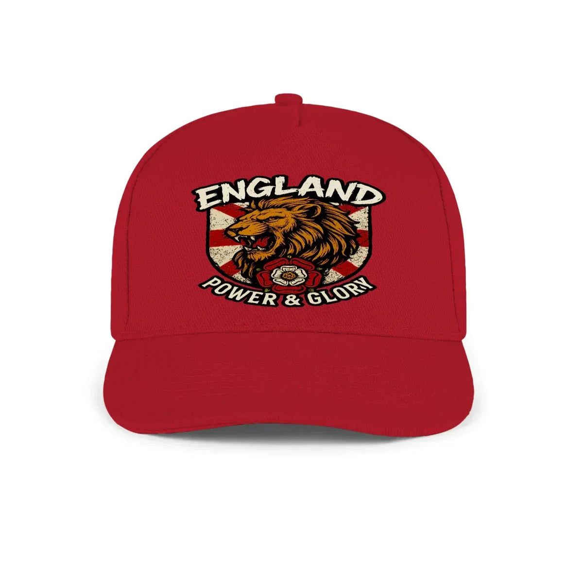 English Lion Baseball Cap - Black, Adjustable Headwear - Celtic Wolfwear