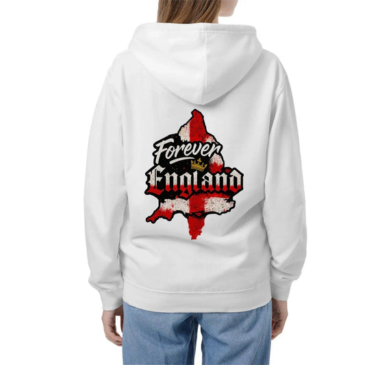 English Lion Zip Hoodie - Forever Roaring and Rose Unisex - Celtic Wolfwear