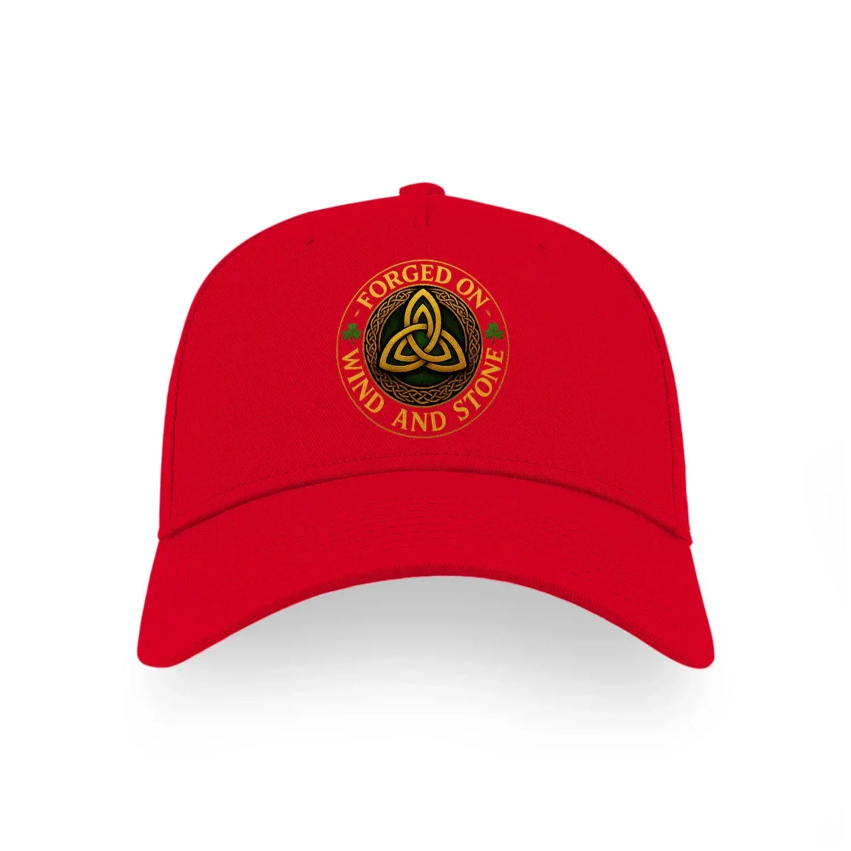 Irish 5-Panel Cap - Forged on Wind and Stone Adjustable - Celtic Wolfwear