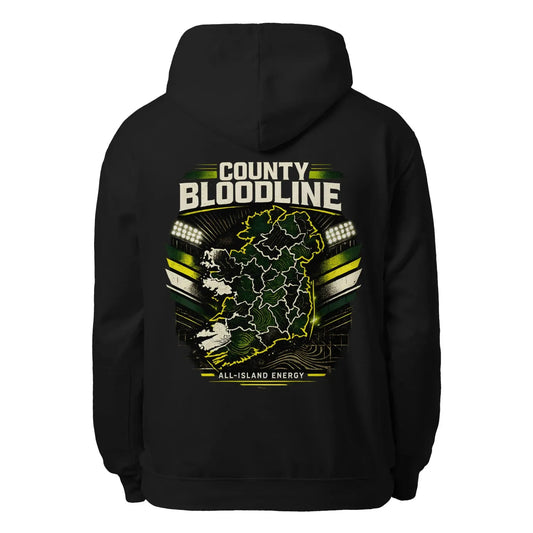Irish Hoodie - Heritage County Bloodline All-island Energy - Celtic Wolfwear