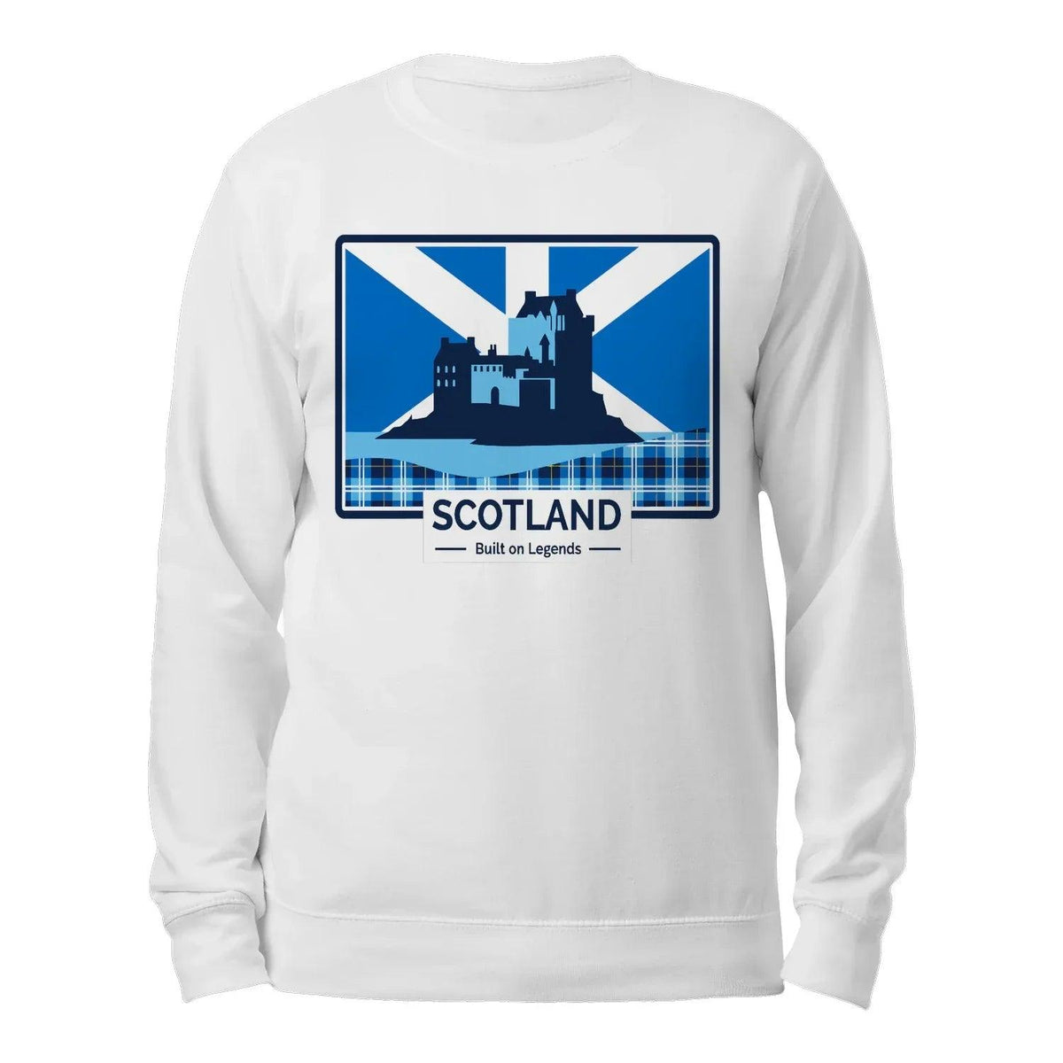 Scottish Sweatshirt - Built on Legends Unisex Streetwear - Celtic Wolfwear