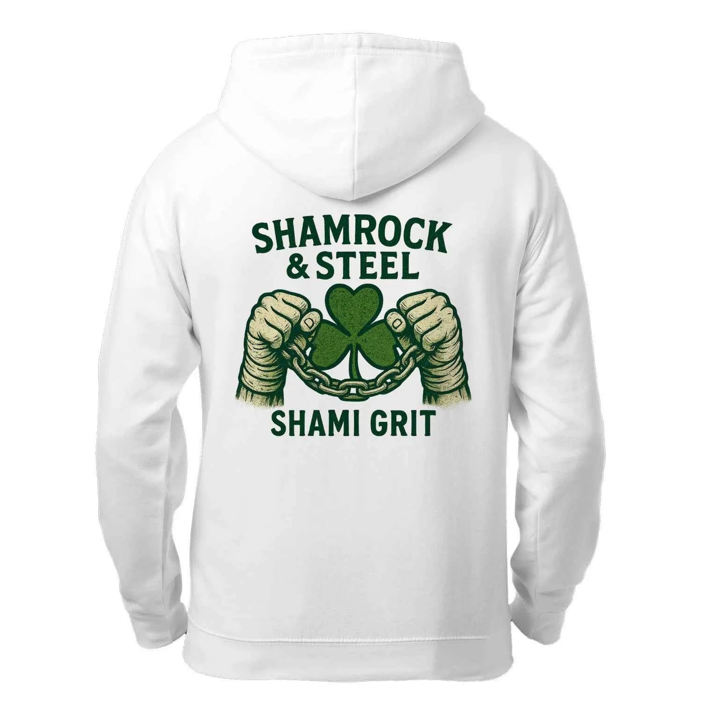 Shamrock & Steel Shami Grit Unisex Zip Hoodie - Ireland Hoodie - - Celtic Wolfwear