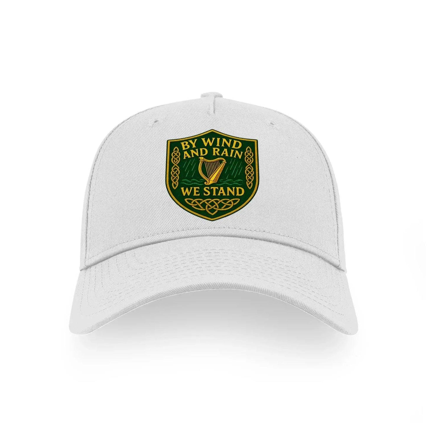 Ireland Sports Cap - Wind and Rain We Stand Unisex Buckle Cap for Men and Women - Celtic Wolfwear