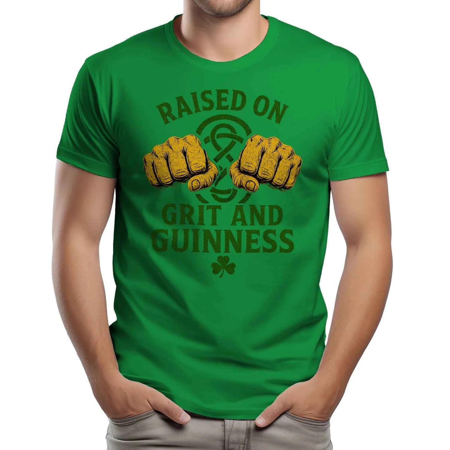 Raised on Guinness T-shirt for Beer Lovers – Unisex Softstyle Fashion - - Celtic Wolfwear