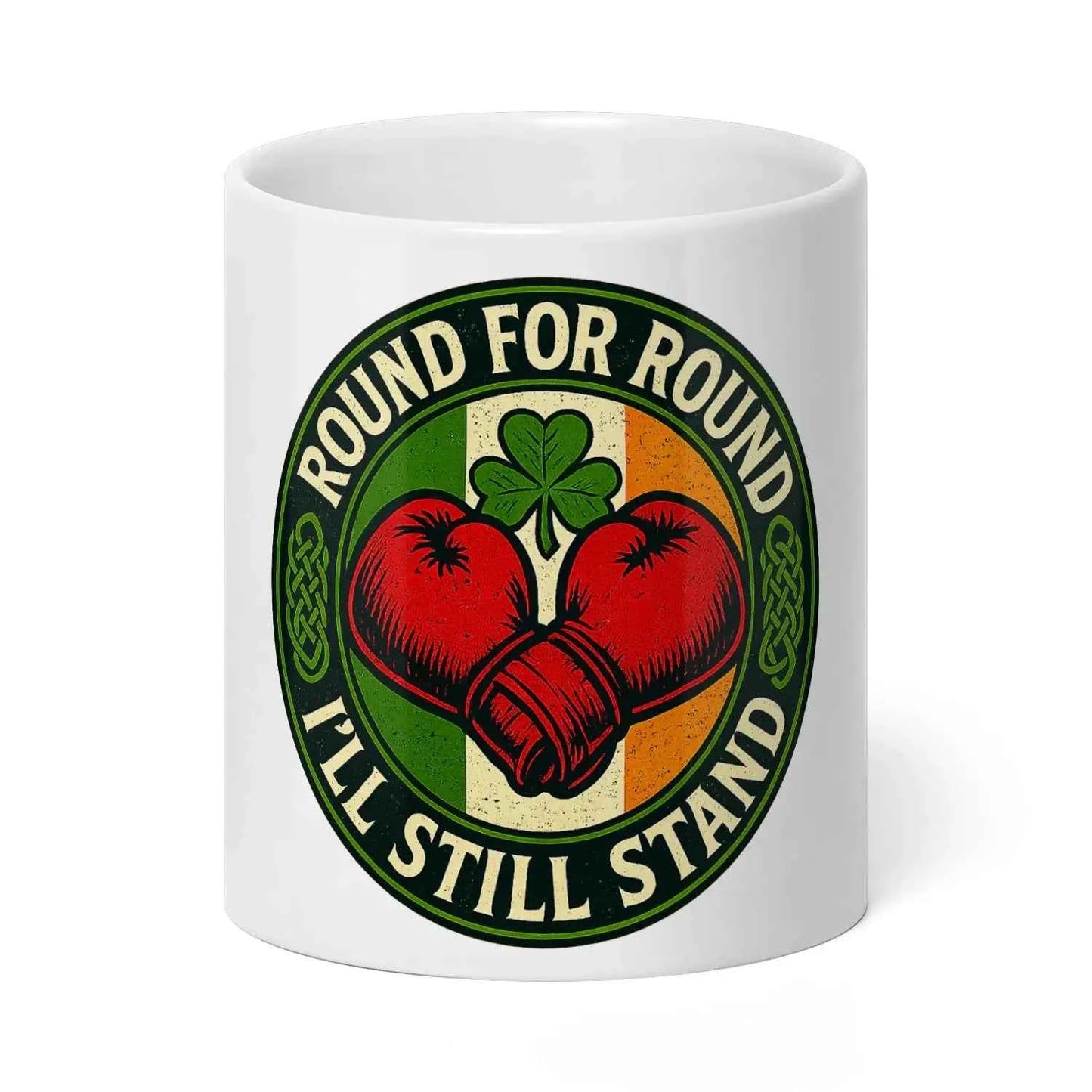 Round for Round White Ceramic Mug 11oz