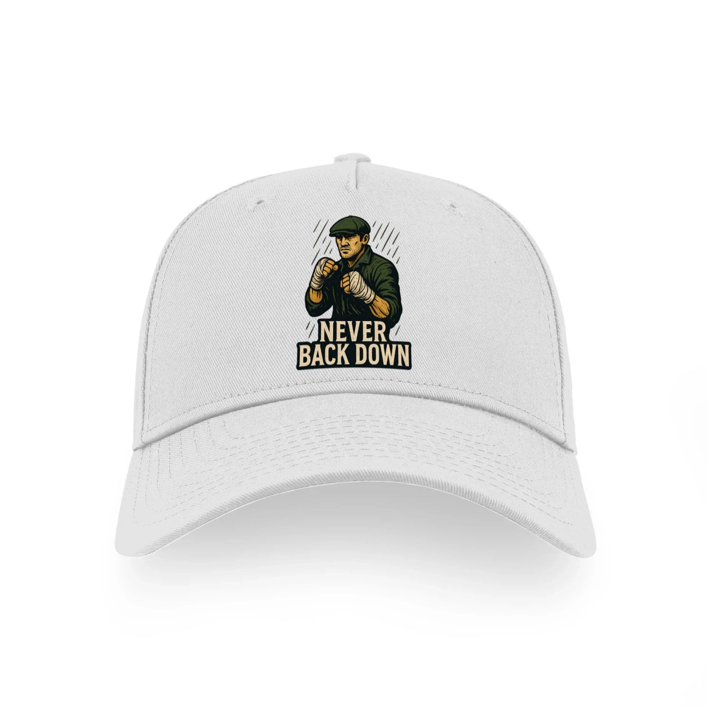 Never Back Down Ireland 5 Panel Sports Buckle Cap - Celtic Caps Ireland - - Celtic Wolfwear