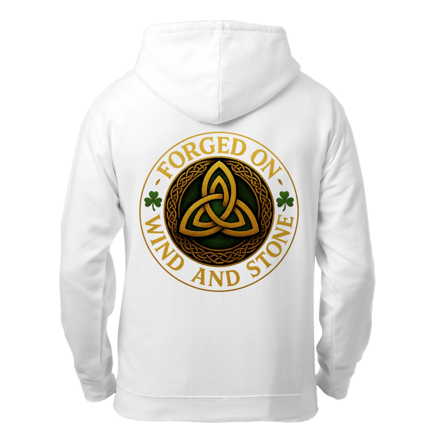 Forged on Wind and Rain Unisex Zip Hoodie - Celtic Hoodies Ireland - - Celtic Wolfwear