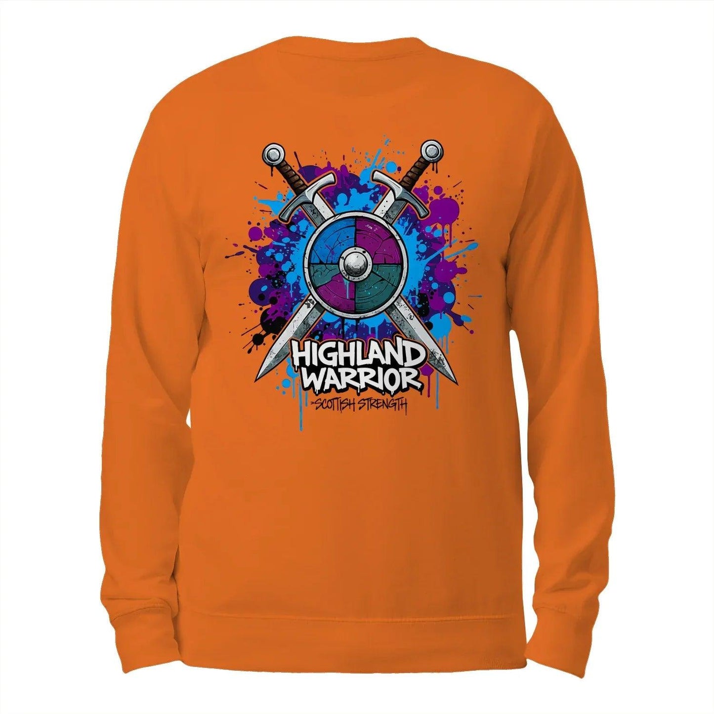 Highland Warrior Scotland Streetwear Sweatshirt Unisex - Celtic Wolfwear