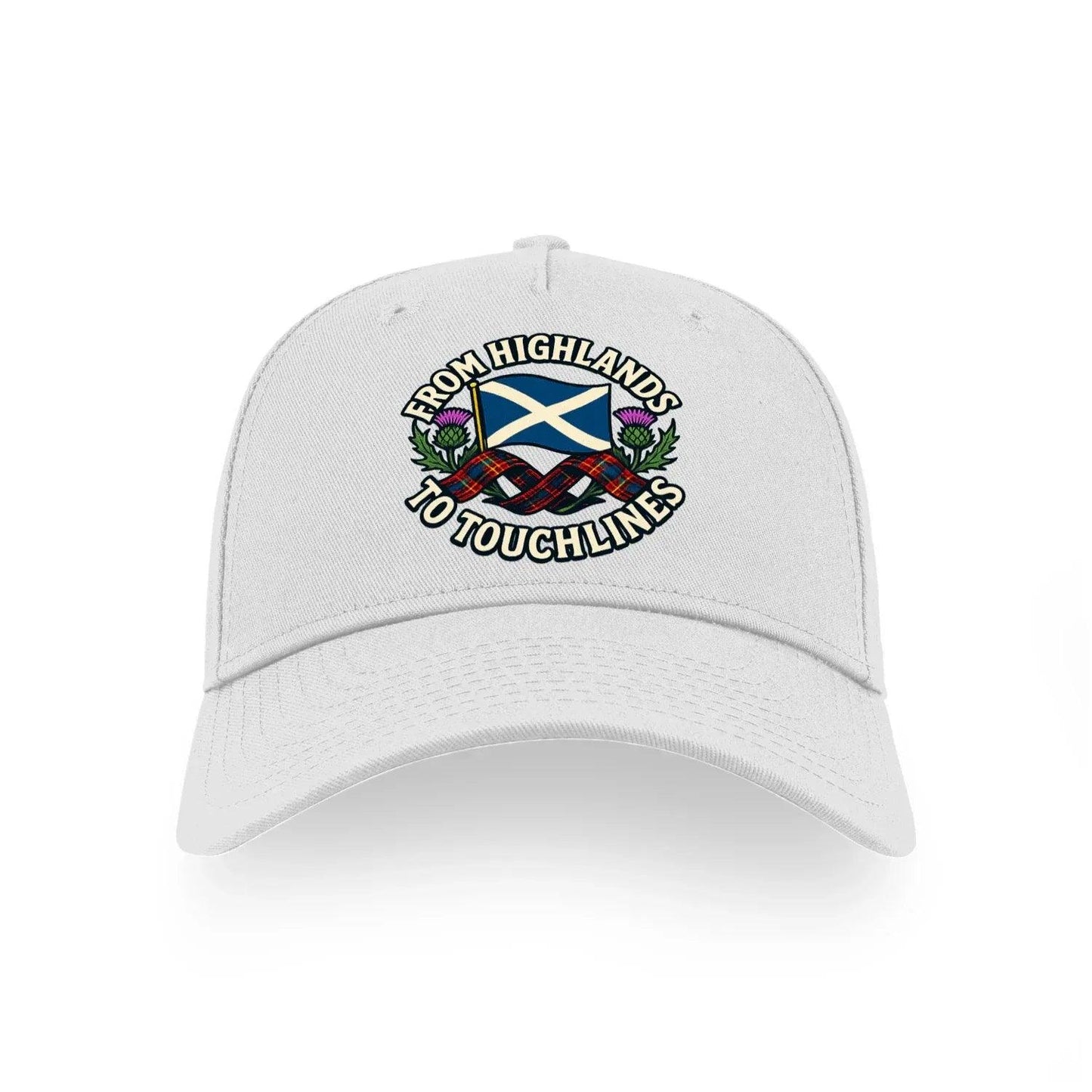 From Highlands to Touchlines Scotland Football Buckle Cap - Scotland Caps for Men and Women - Celtic Wolfwear