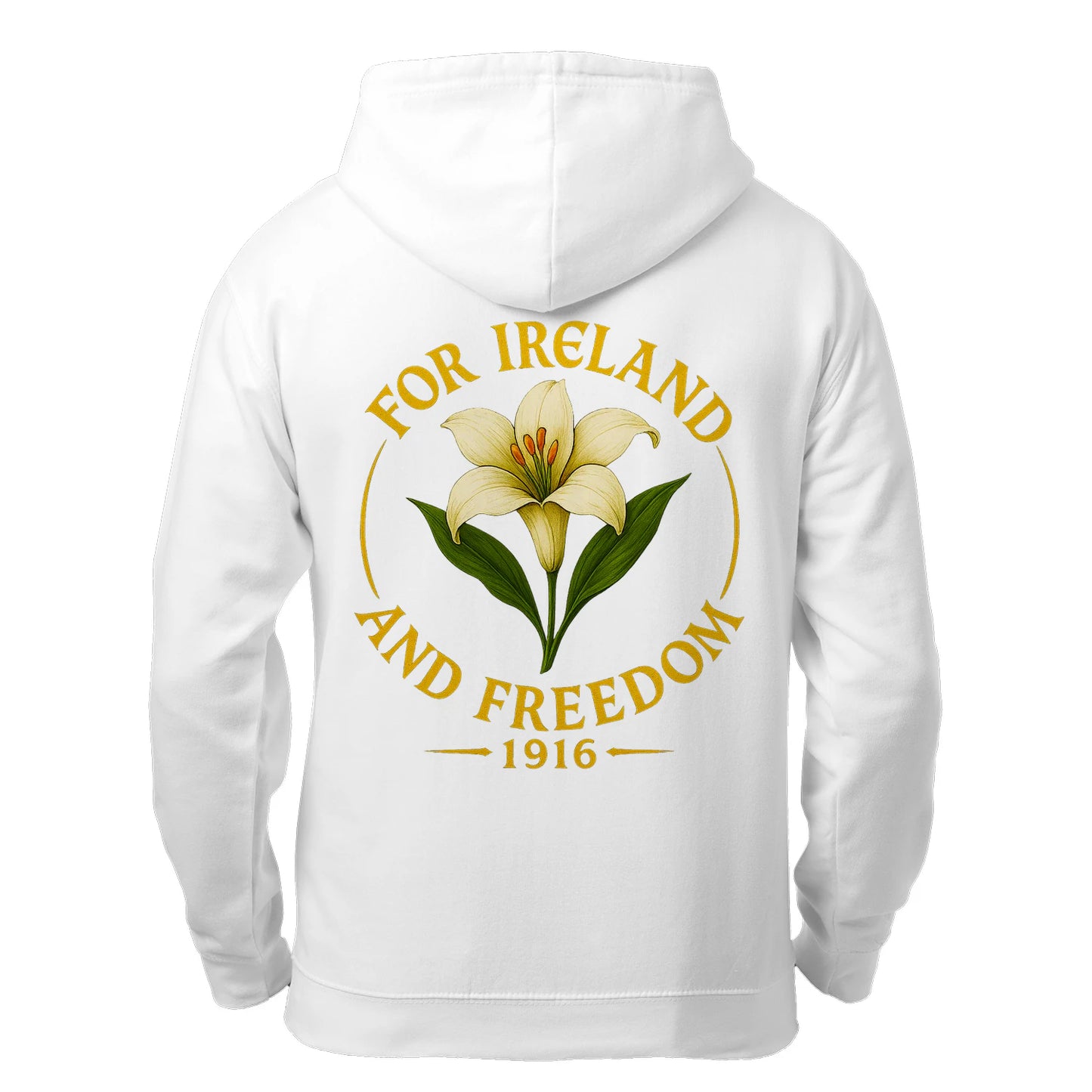 For Ireland and Freedom 1916 Unisex Zip Hoodie - Celtic Hoodies Ireland - - Celtic Wolfwear