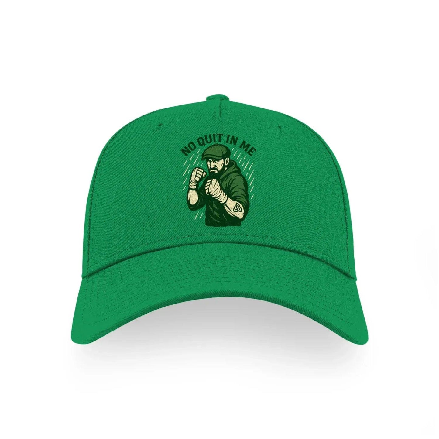 No Quit In Me Ireland 5 Panel Sports Buckle Cap - Stylish Celtic Caps Ireland - Celtic Wolfwear