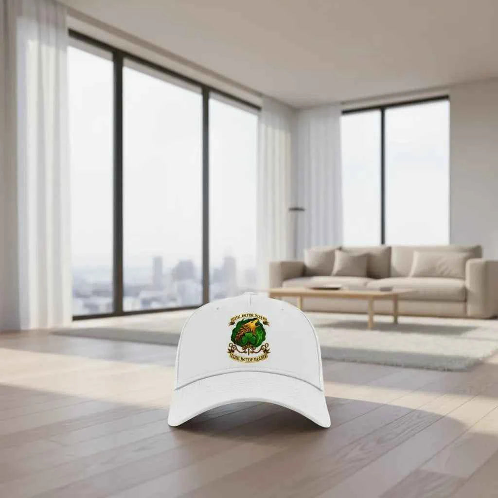 Fire in the Belly Eire in the Blood Ireland 5 Panel Sports Buckle Cap - Celtic Caps Ireland - - Celtic Wolfwear