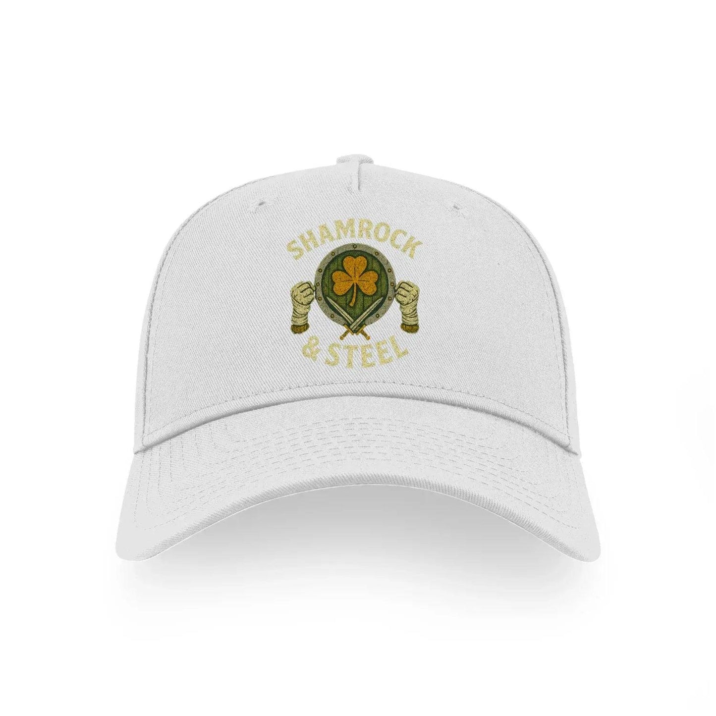 Shamrock & Steel Ireland 5 Panel Sports Buckle Cap - Premium Celtic Caps Ireland - Celtic Wolfwear