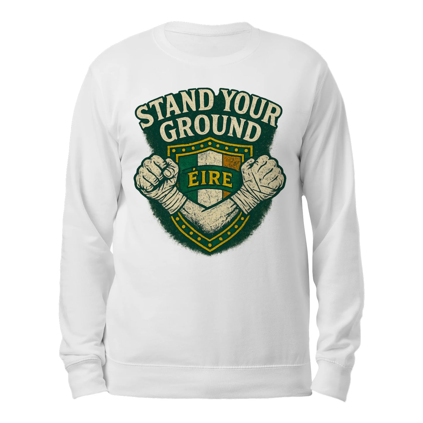 Stand Your Ground Classic Unisex Sweatshirt - Authentic Celtic Sweaters Ireland - - Celtic Wolfwear