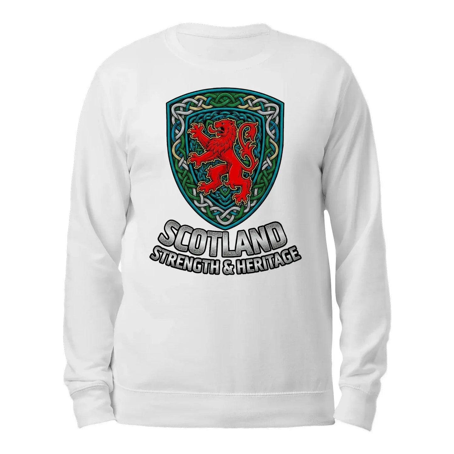 Scotland Strength & Heritage Classic Unisex Sweatshirt - Ideal Scottish Sweaters for Adults - Celtic Wolfwear