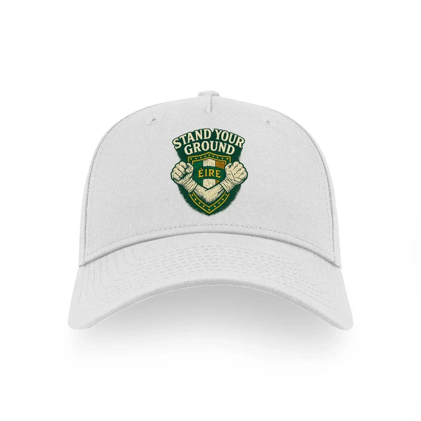 Stand Your Ground Irish Fighter 5 Panel Sports Buckle Cap - Premium Celtic Caps Ireland - Celtic Wolfwear
