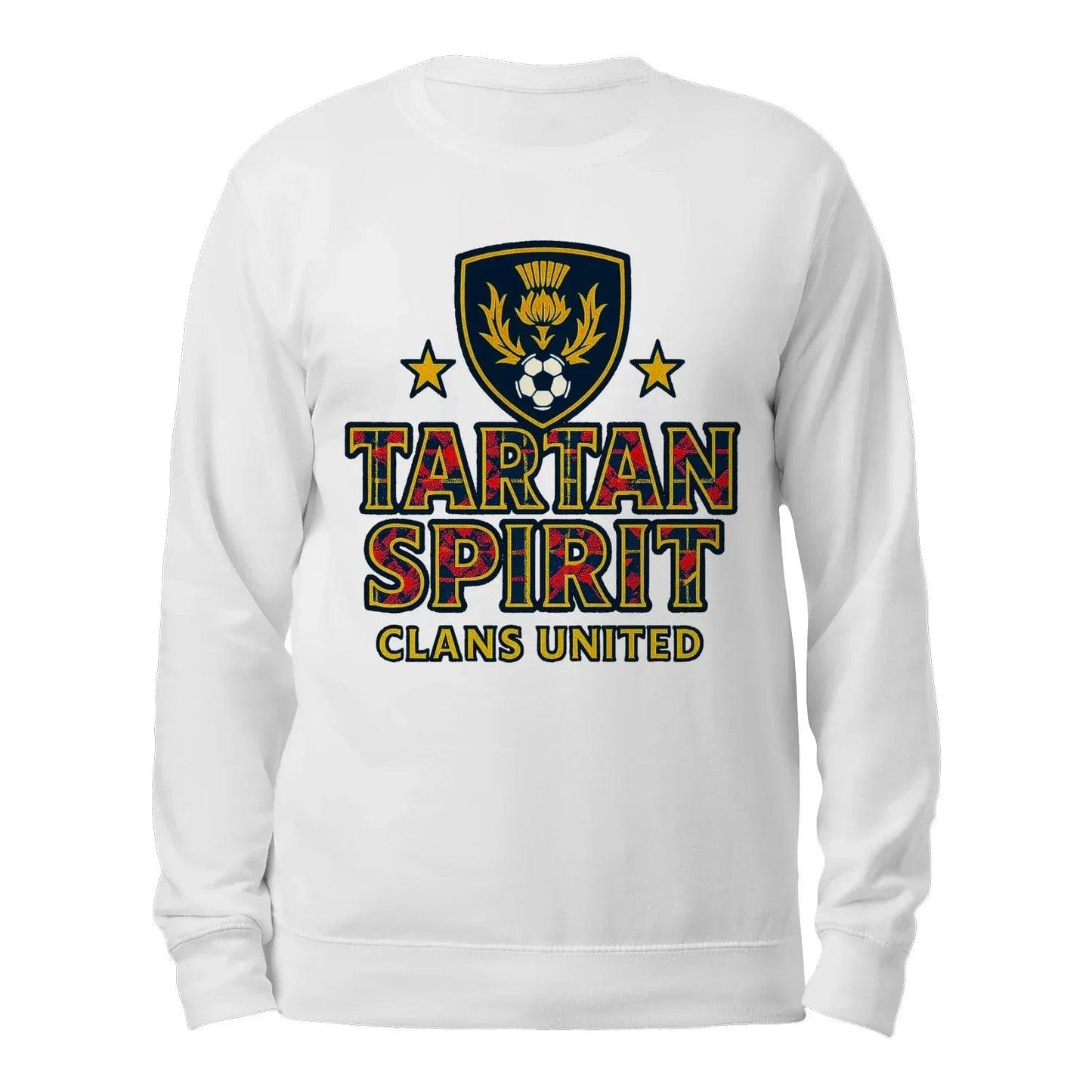 Tartan Spirit Clans United Scotland Football Unisex Sweatshirt - Celtic Wolfwear