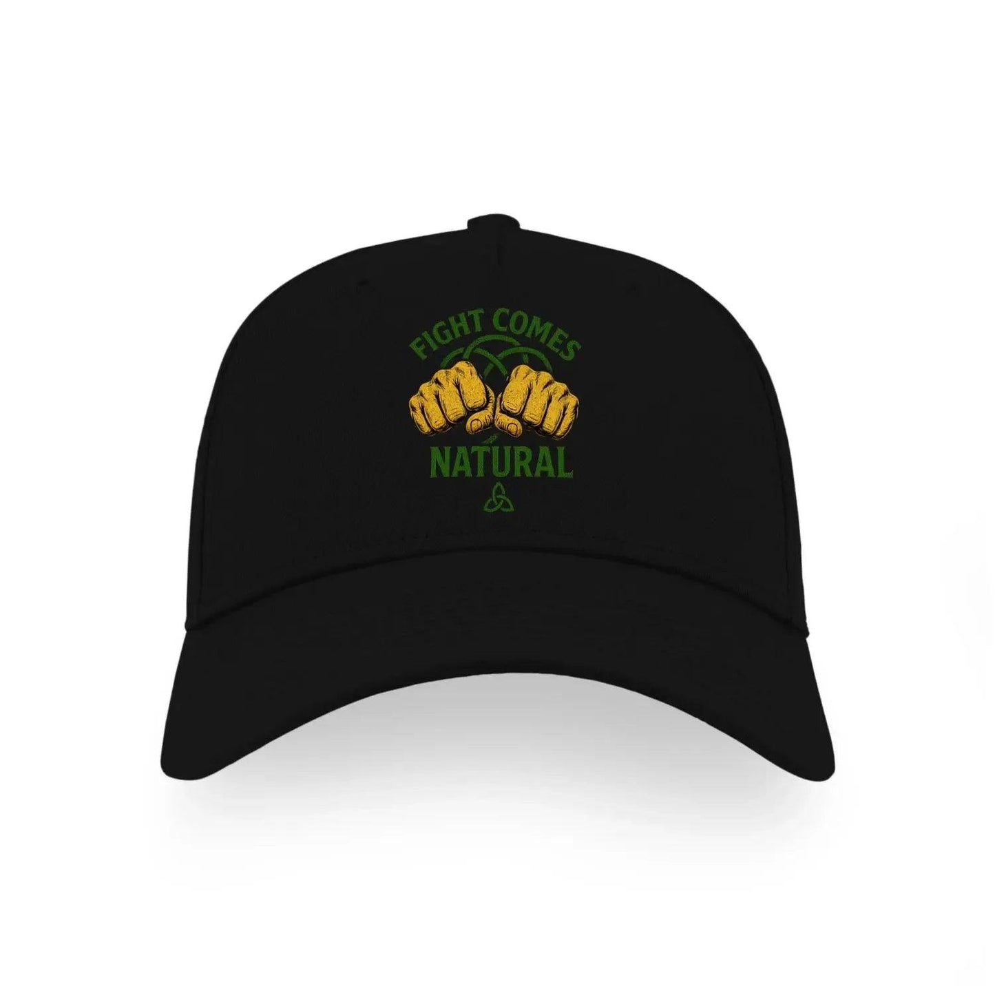 Fight Comes Natural Ireland 5 Panel Sports Buckle Cap - Authentic Celtic Caps Ireland - Celtic Wolfwear
