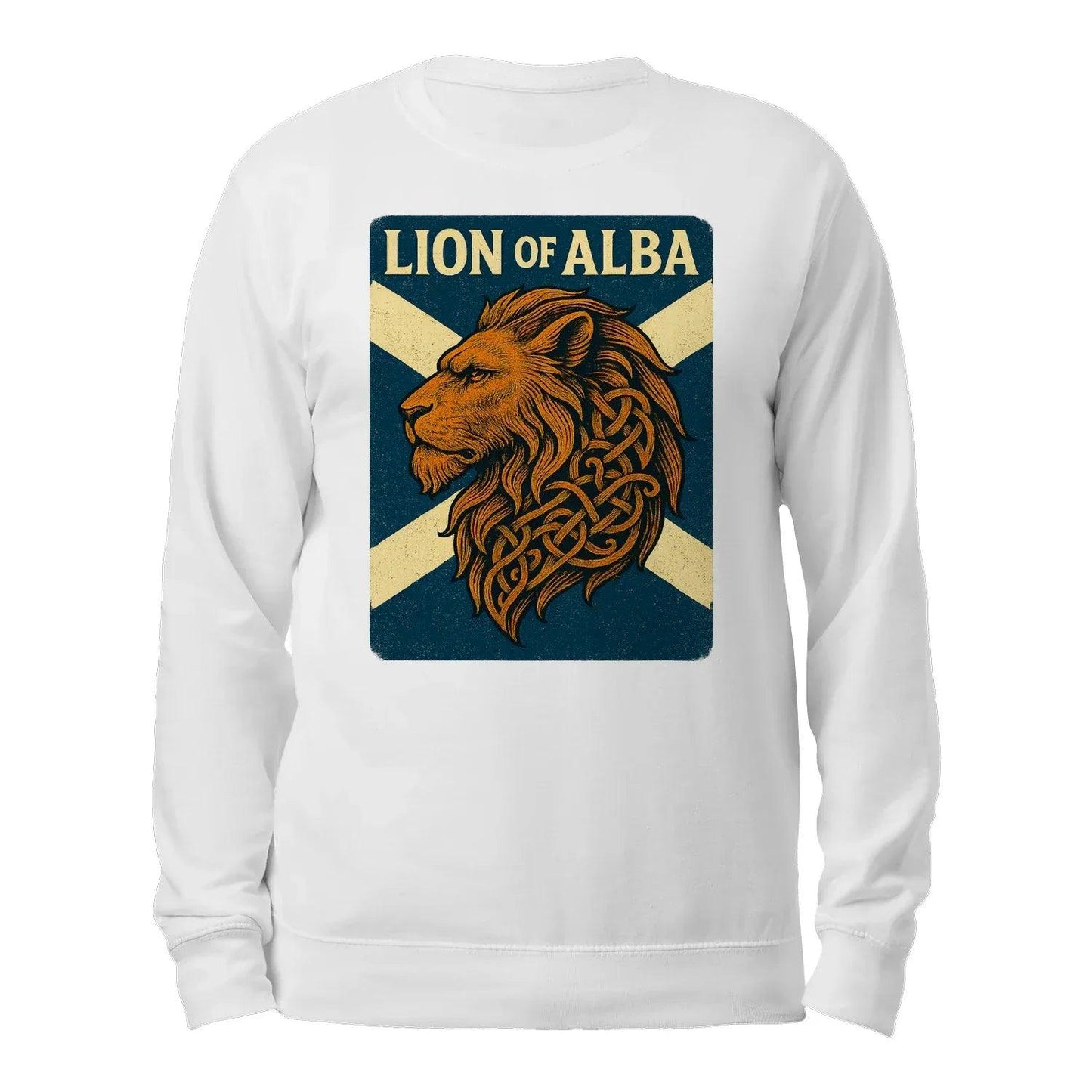 Lion of Alba Scotland Classic Unisex Sweatshirt - Scottish Heritage Sweaters for Adults - Celtic Wolfwear