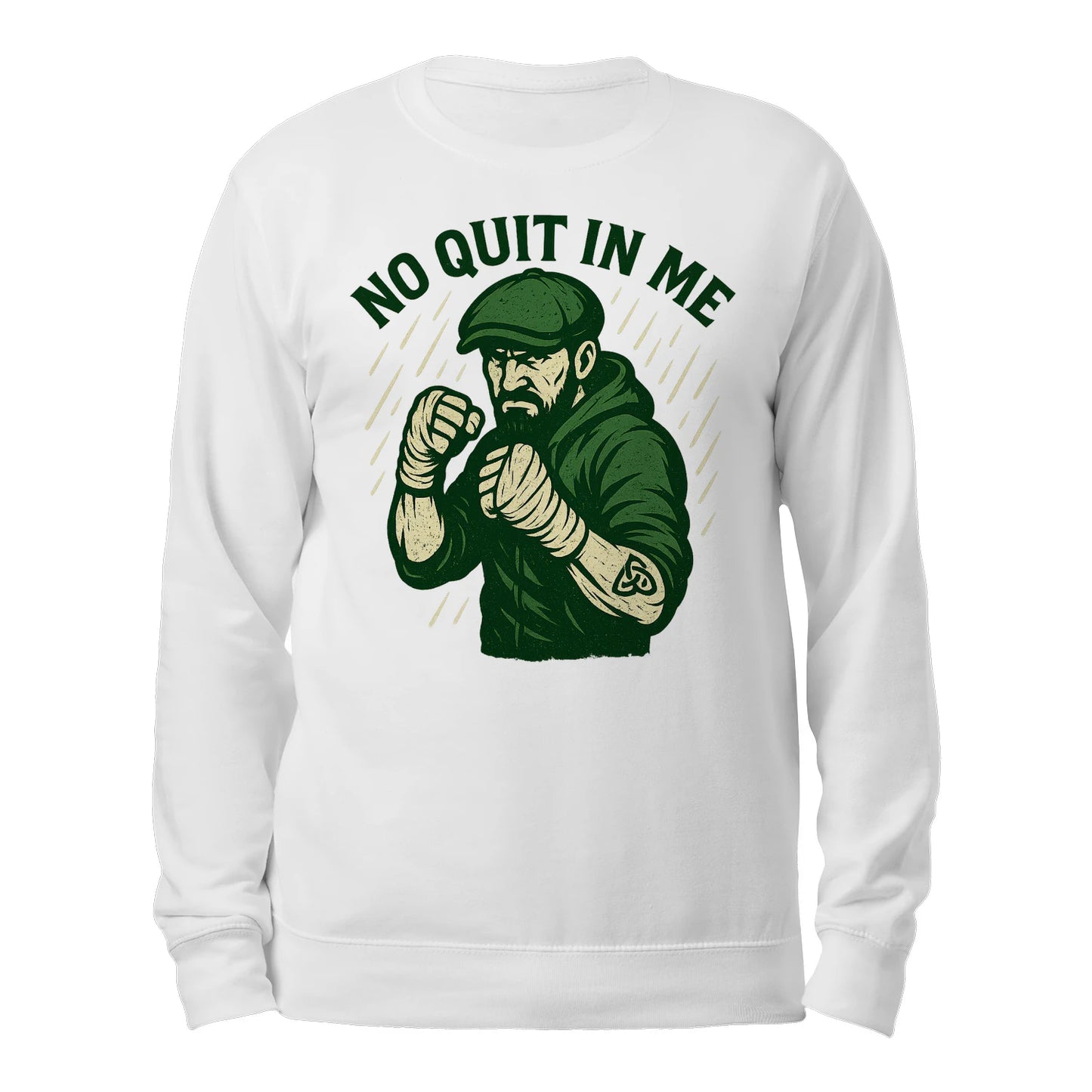 No Quit In Me Classic Unisex Sweatshirt - Stylish Celtic Sweaters Ireland - - Celtic Wolfwear
