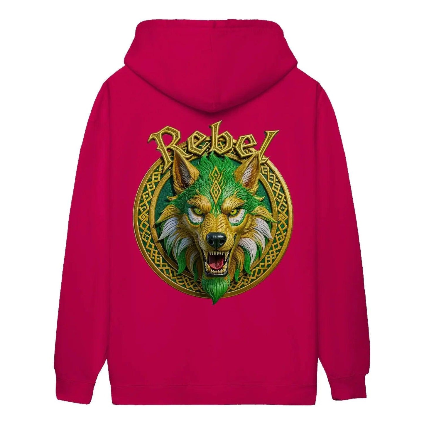 Celtic Rebel Wolf Classic Unisex Hoodie - Celtic Wolfwear