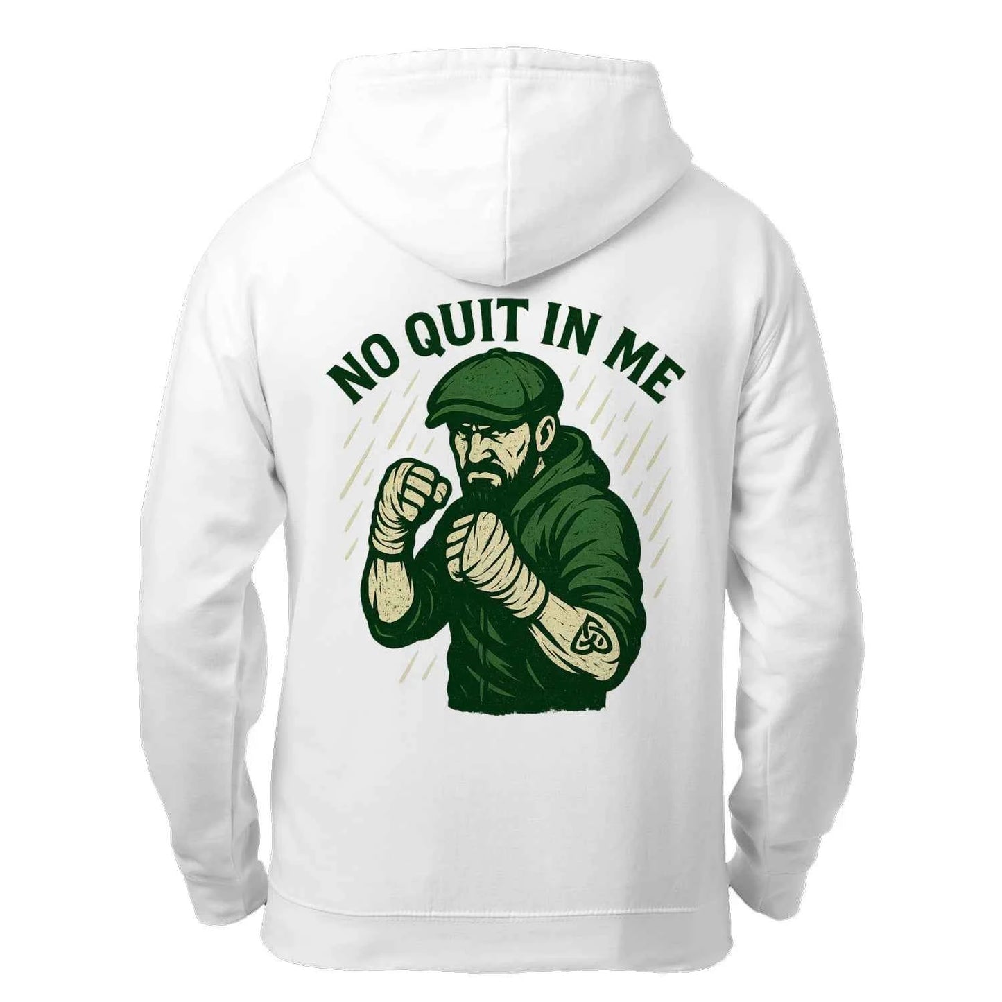 No Quit In Me Hoodie - Inspirational Unisex Motivational Apparel for Everyone - - Celtic Wolfwear