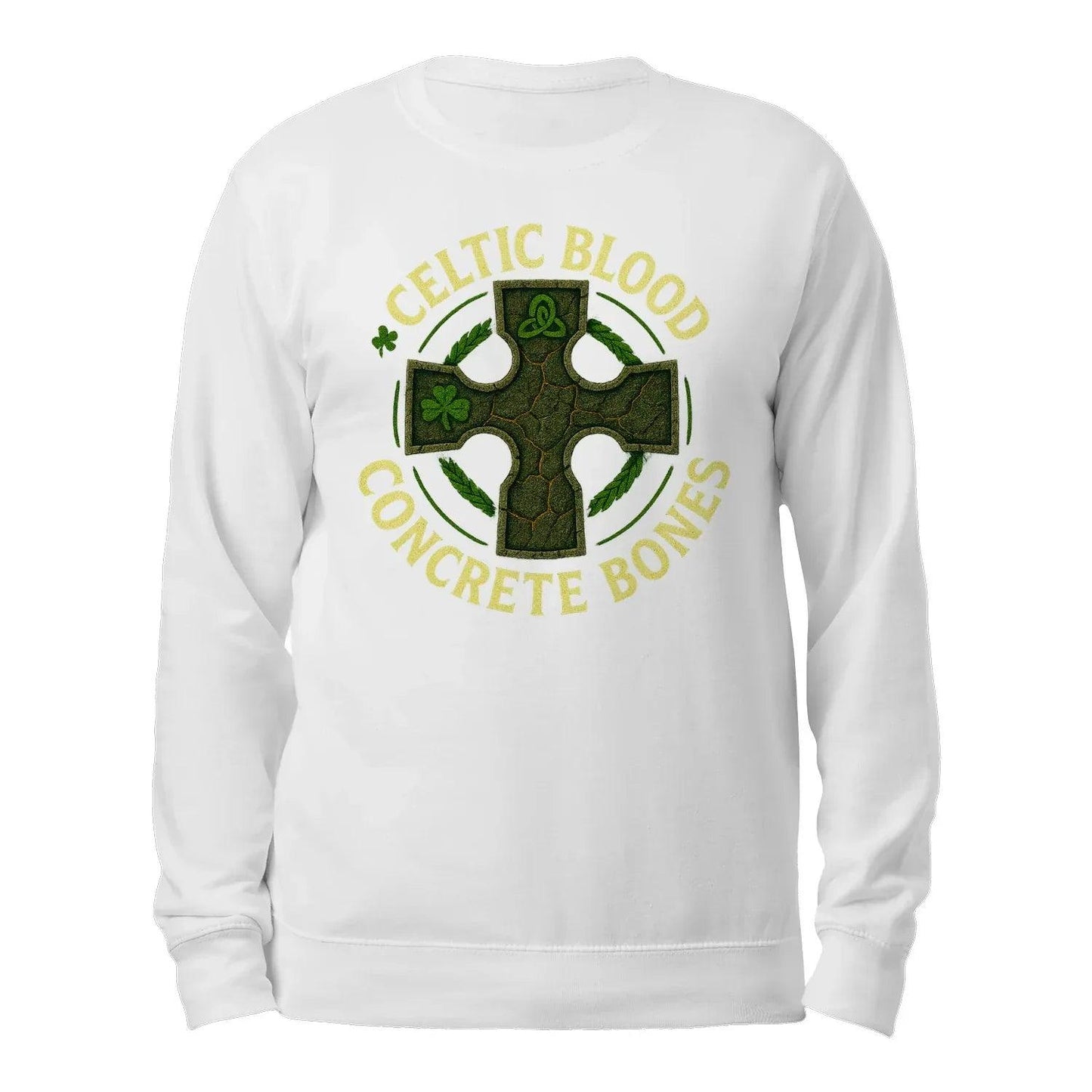 Celtic Blood Concrete Bones Classic Unisex Sweatshirt - Authentic Celtic Sweaters Ireland - Celtic Wolfwear