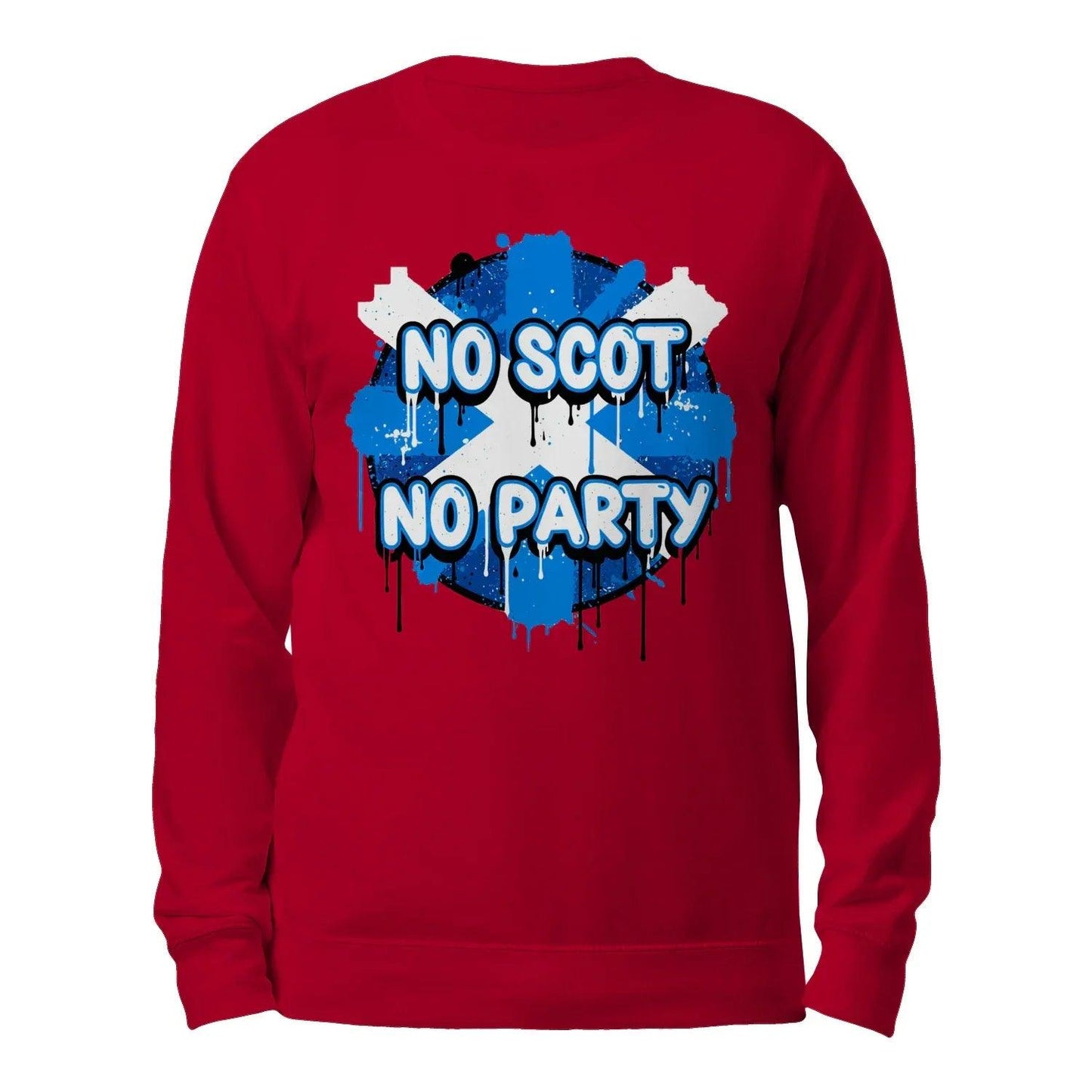 No Scot No Party Scotland Football Unisex Sweatshirt - Celtic Wolfwear