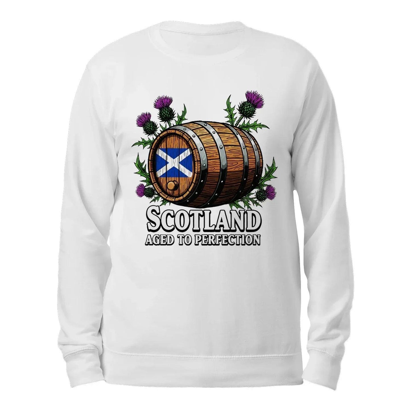 Scotland Classic Unisex Sweatshirt - Aged to Perfection in Timeless Design - Celtic Wolfwear