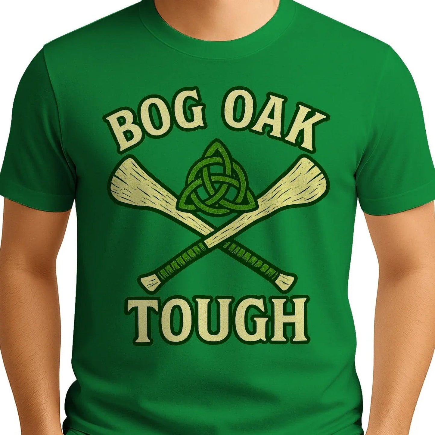 Bog Oak Tough Unisex Soft Style T-Shirt - Unique Ireland Souvenir T Shirts - Celtic Wolfwear