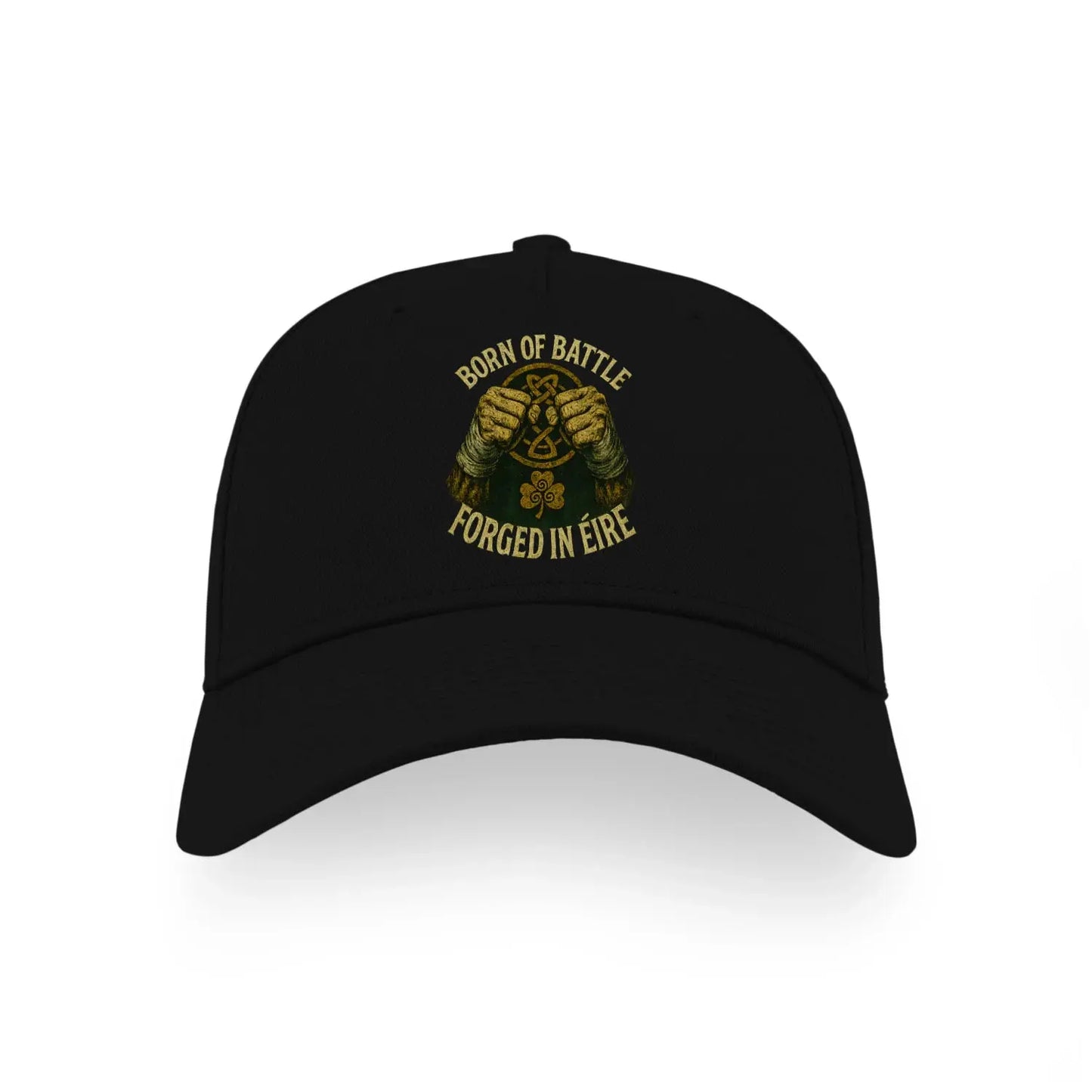 Born of Battle Buckle Cap - Forged in Ireland 5 Panel Sports Hat for Ultimate Comfort and Style - - Celtic Wolfwear