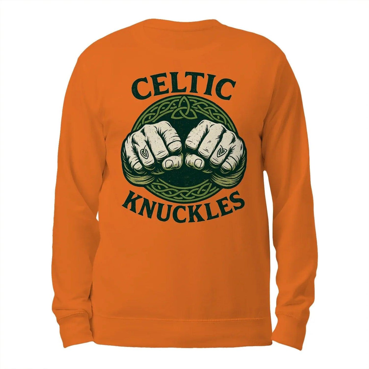 Celtic Sweaters Ireland - Celtic Knuckles Classic Unisex Sweatshirt - Celtic Wolfwear
