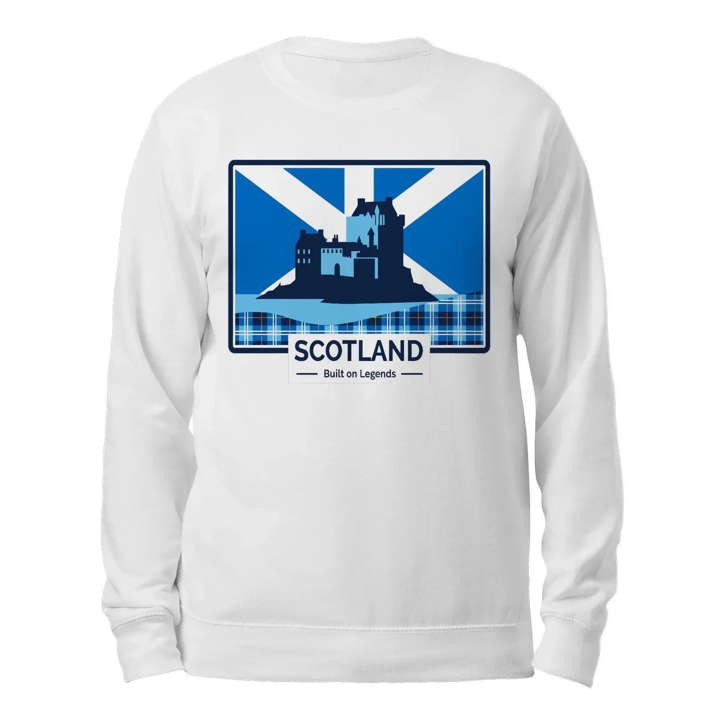 Scotland Sweaters for Adults - Built on Legends Classic Unisex Sweatshirt - Celtic Wolfwear