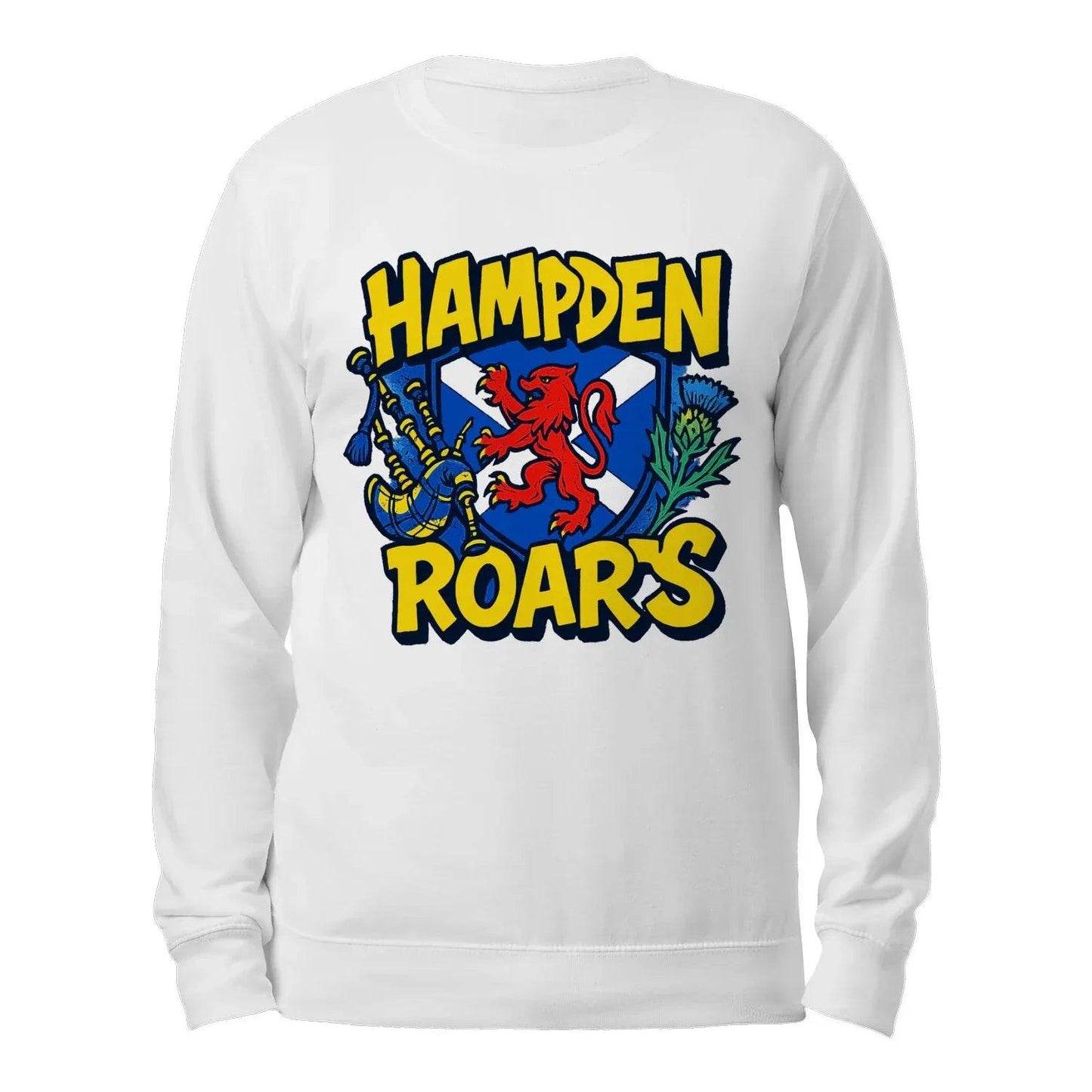 Hampden Roars Scottish Football Sweater for Adults - Unisex Sweatshirt - Celtic Wolfwear