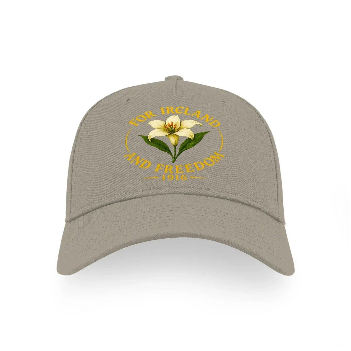 For Ireland and Freedom 1916 Celtic Cap Ireland 5 Panel Sports Buckle Cap - Celtic Wolfwear