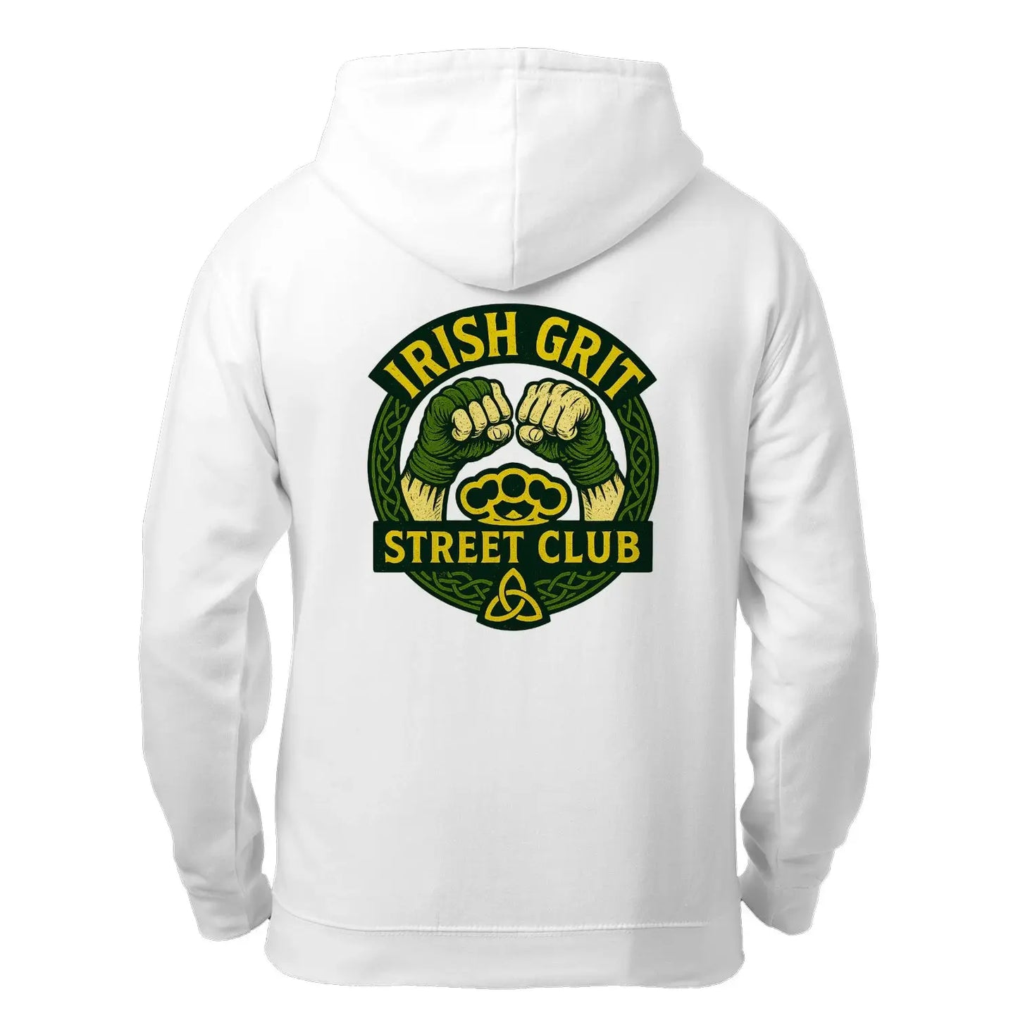 Irish Grit Street Club Unisex Zip Hoodie - Stylish Ireland Hoodie for Everyday Wear - - Celtic Wolfwear