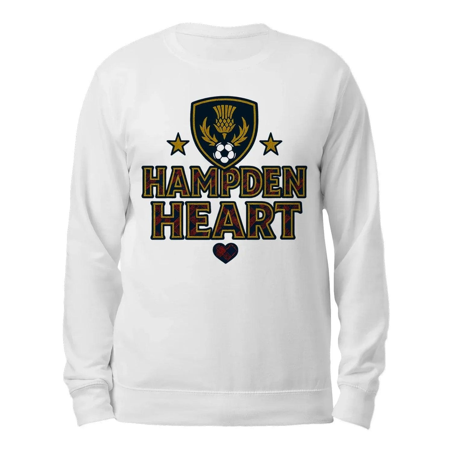 Hampden Heart Scotland Sweatshirt - Scotland Football Unisex Sweater - Celtic Wolfwear