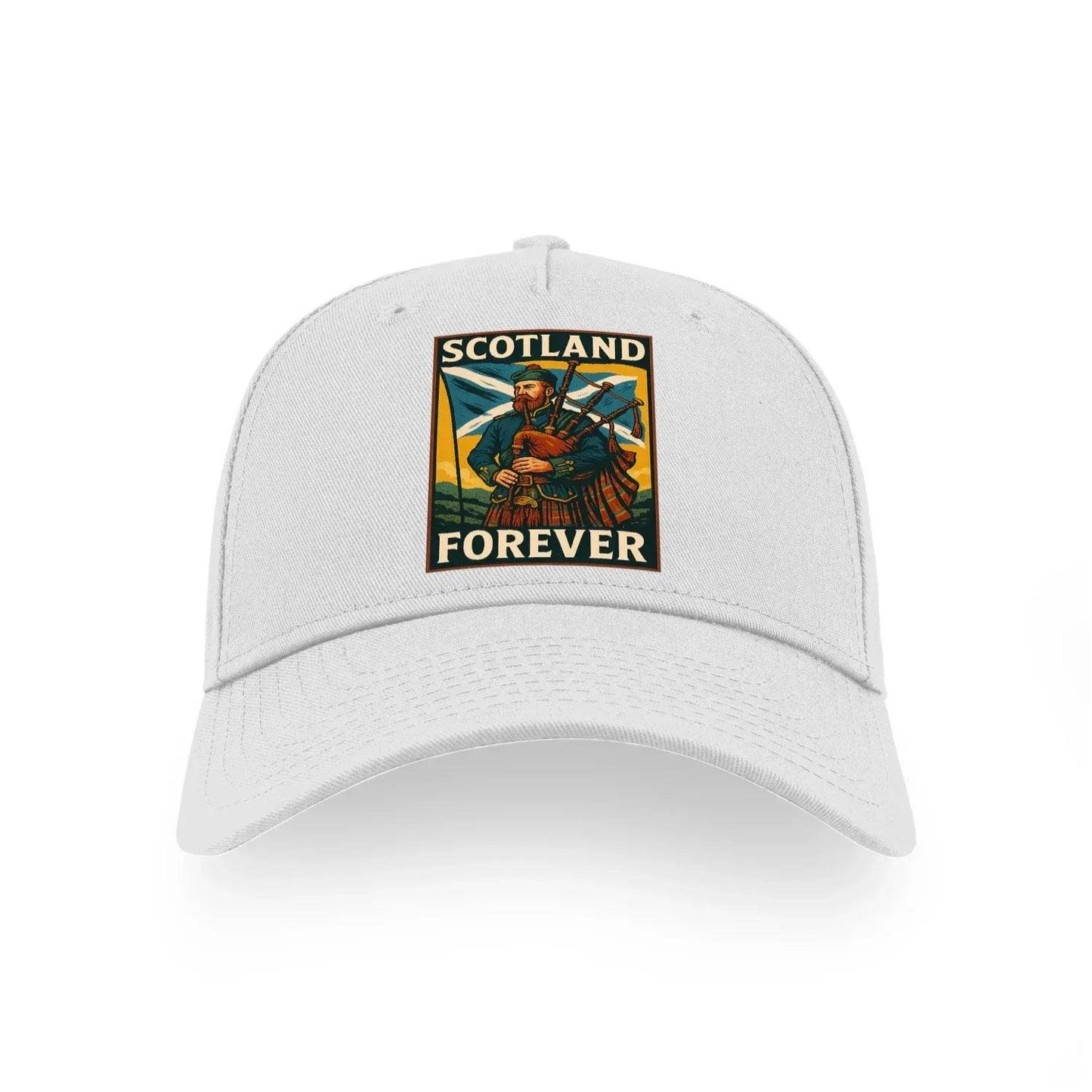 Scotland Sports Cap - Scotland Forever 5 Panel Sports Buckle Cap for Men and Women - Celtic Wolfwear