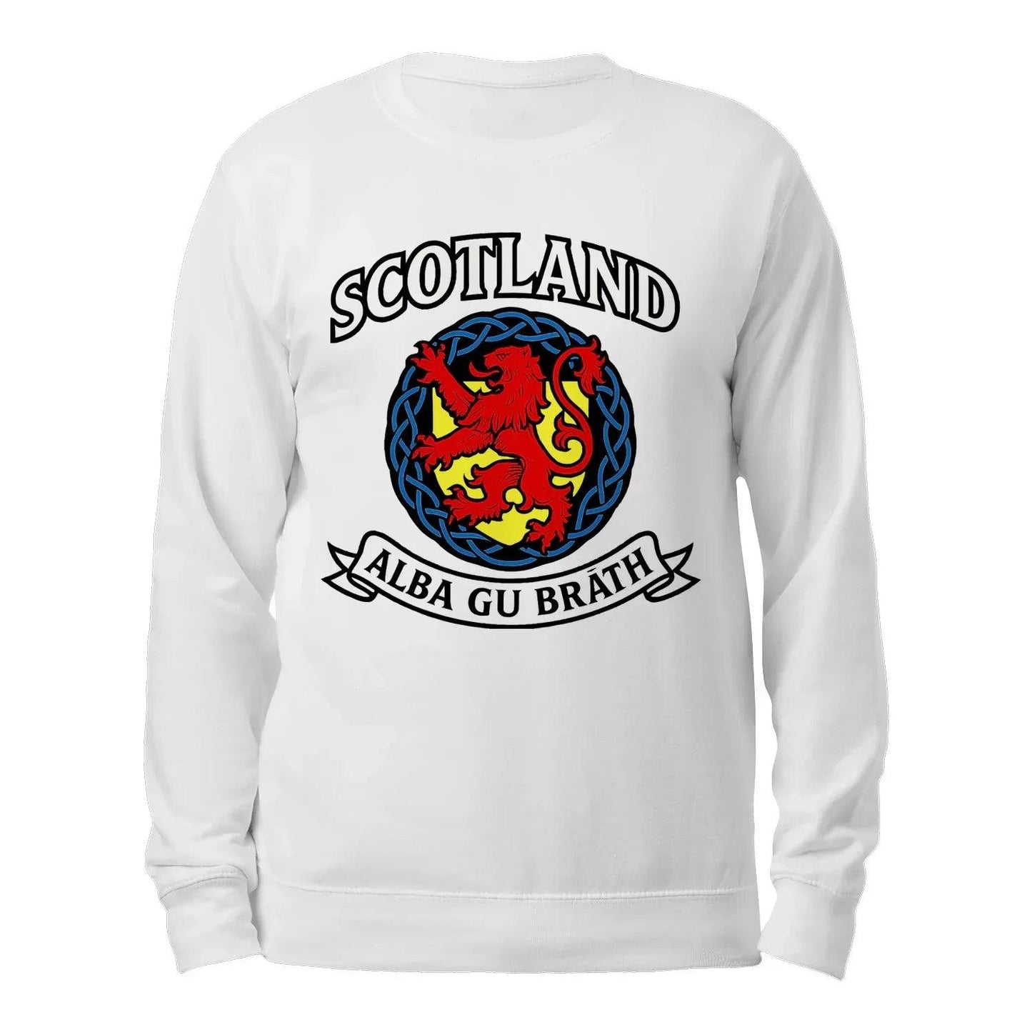 Scotland Heritage Unisex Sweatshirt - Alba Gu Brath Classic Design - Celtic Wolfwear