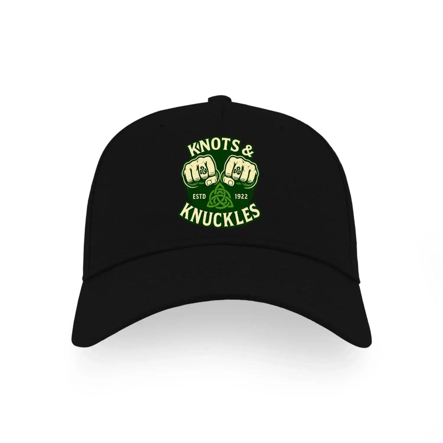 Knots & Knuckles Ireland Panel Sports Buckle Cap No.2 - Stylish Ireland Caps for Men and Women - Celtic Wolfwear
