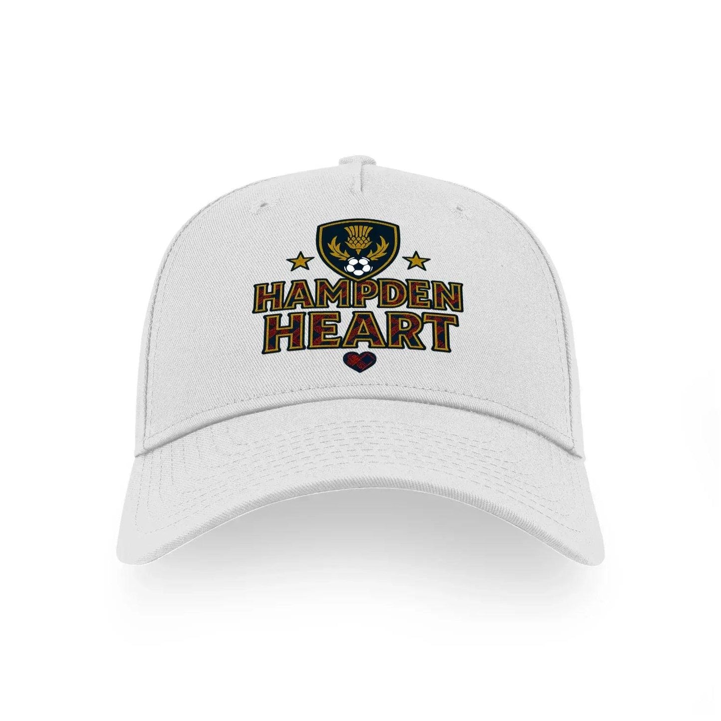 Hampden Heart Scotland 5 Panel Sports Buckle Cap - Scotland Football Unisex Cap - Celtic Wolfwear