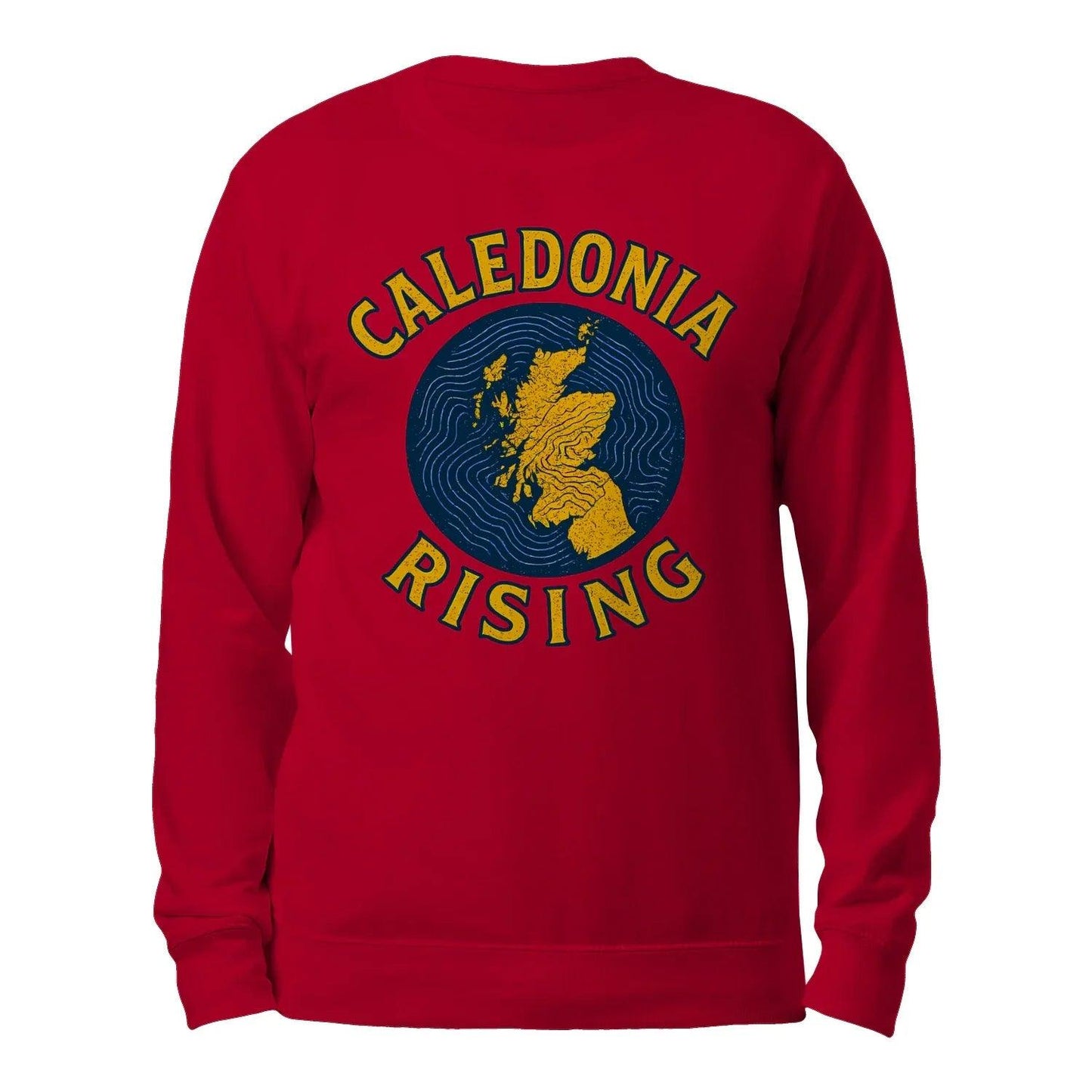Caledonia Rising Sweatshirt - Unisex and Stylish Scotland Sweater - Celtic Wolfwear