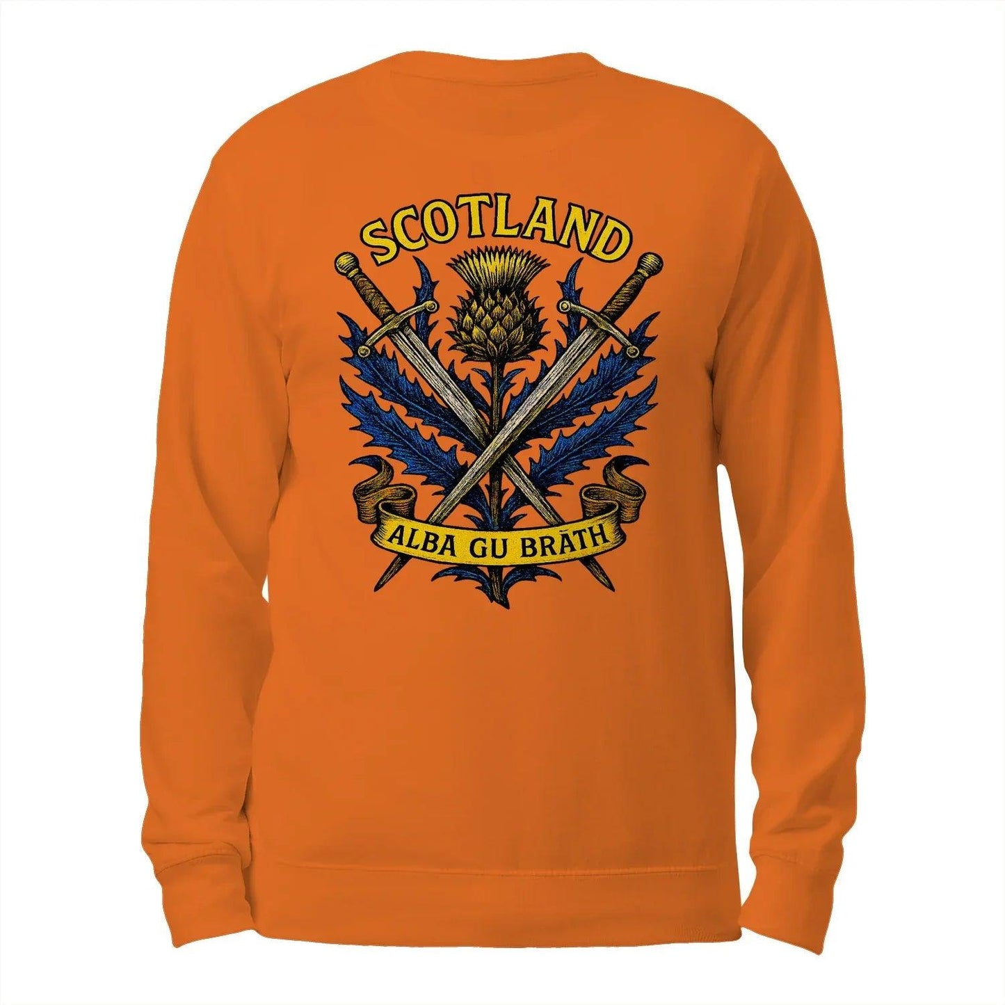 Scotland Heritage Sweatshirt - Alba Gu Brath Unisex Classic Design - Celtic Wolfwear