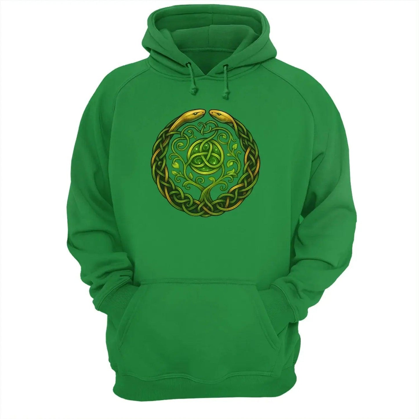 Celtic Two Headed Serpent Hoodie - Unisex - Celtic Wolfwear