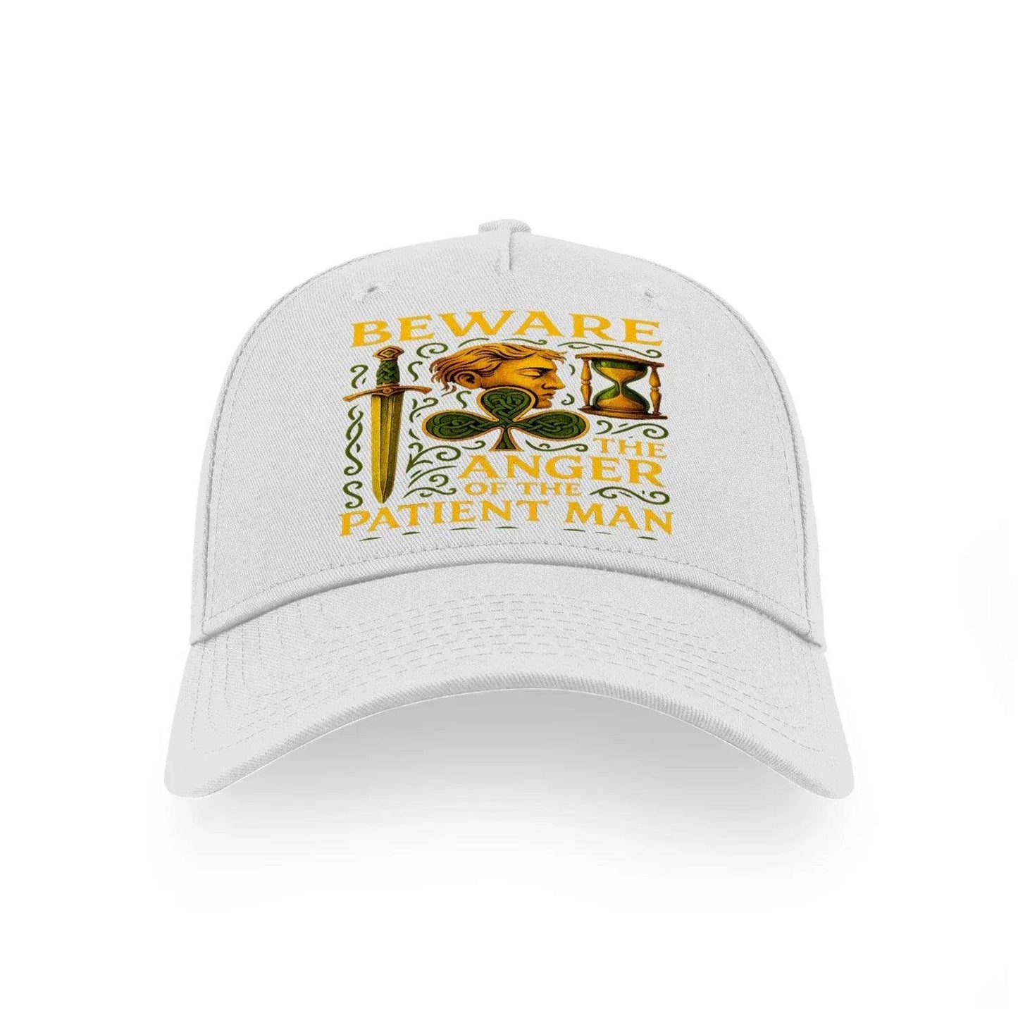 Beware the Anger of the Patient Man Ireland Sports Buckle Cap - Stylish Ireland Sports Buckle Cap - Celtic Wolfwear