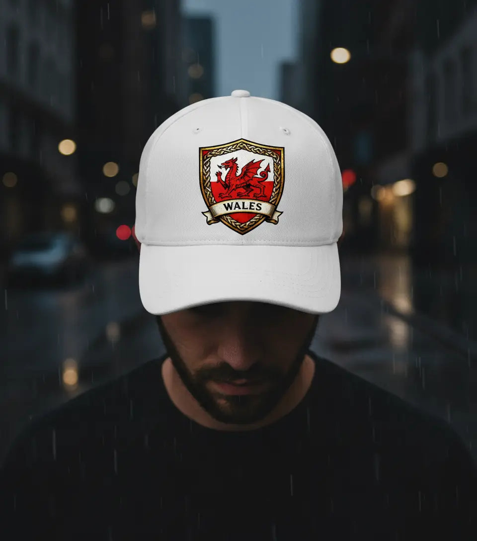 Wales-Baseball-Caps Celtic Wolfwear