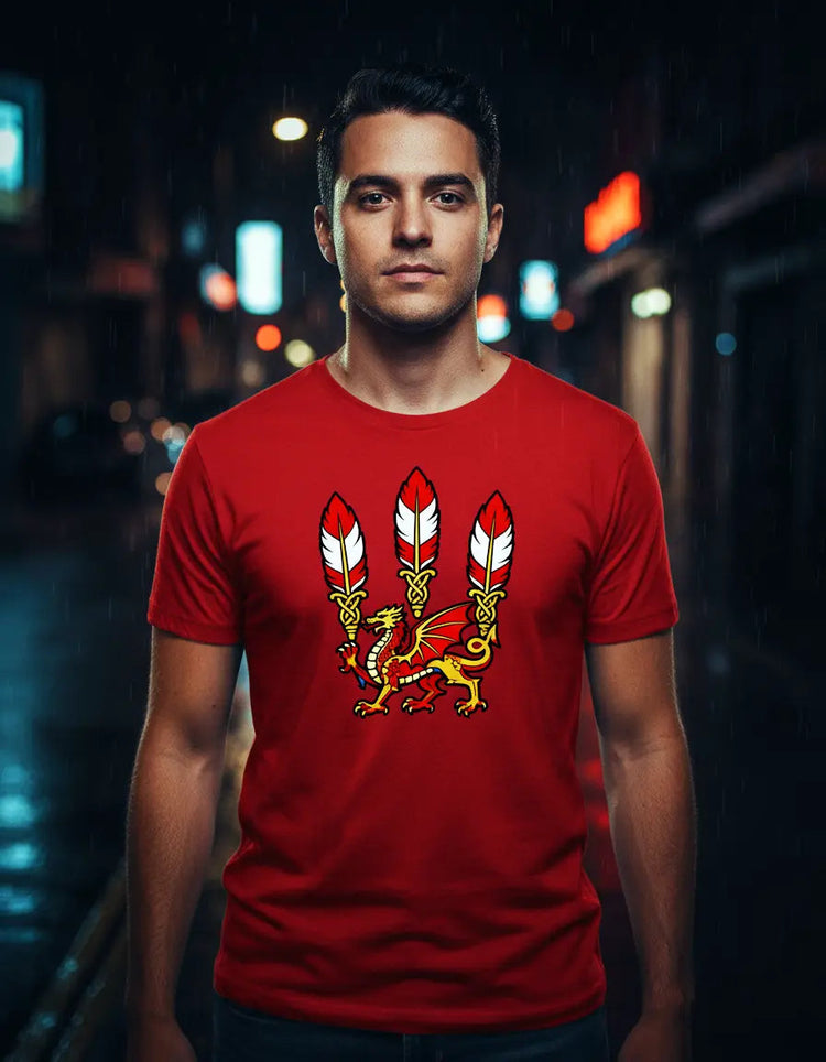 Wales-T-Shirts Celtic Wolfwear