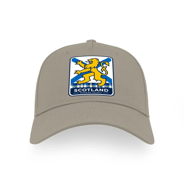 Scotland caps collection featuring Celtic designs, Scottish symbols and tartan patterns