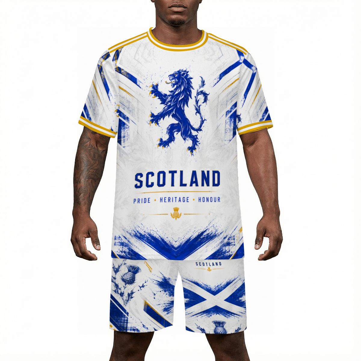 Scotland Pride Football Jersey Set with Shorts - Celebrate Your Team Spirit